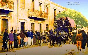 Boghari - Arrivee de la caravane